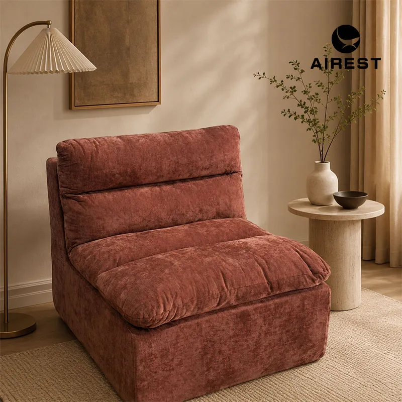Ultra Soft Chenille Bean Bag Lounger