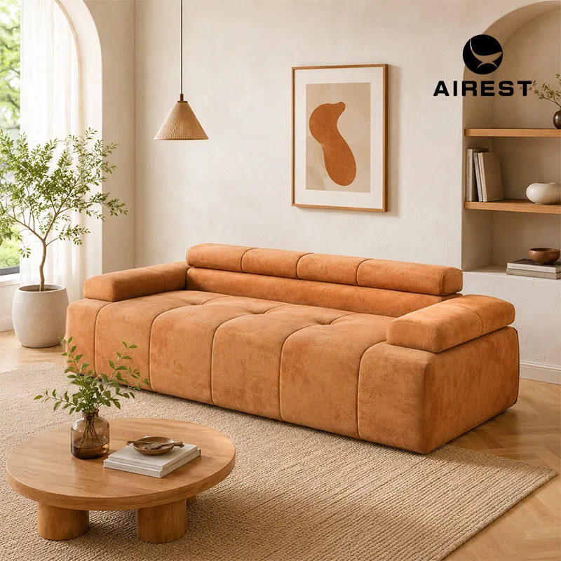 Vacuum Compressed 2-Seat Sofa in a Box